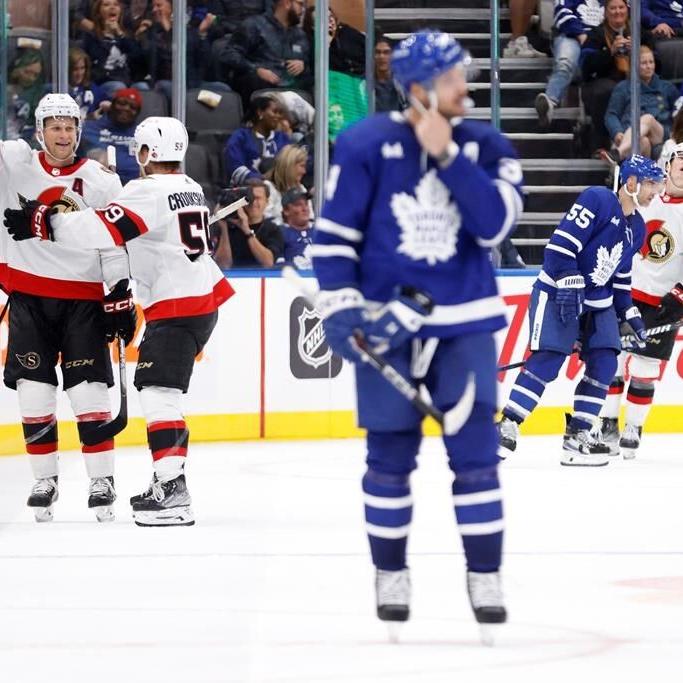 Jakob Chychrun scores twice, Senators beat Maple Leafs in overtime